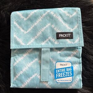 PackIt Aqua Tie-Dye Patterned Lunch Bag